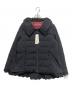 Super Beauty（スーパービューティ）の古着「フラワーレースダウンジャケット」｜ブラック