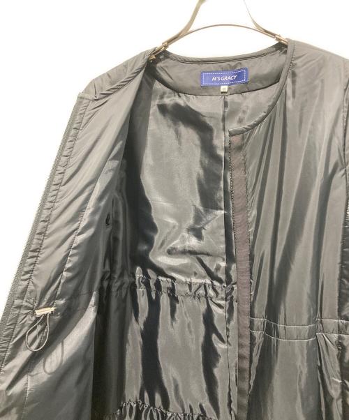 M'S GRACY（エムズグレイシー）M'S GRACY (エムズグレイシー) 中綿ジャケット ブラック サイズ:40の古着・服飾アイテム