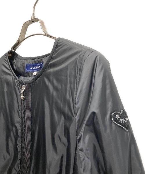 M'S GRACY（エムズグレイシー）M'S GRACY (エムズグレイシー) 中綿ジャケット ブラック サイズ:40の古着・服飾アイテム