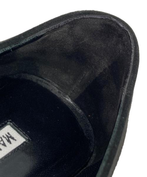 Manolo Blahnik（マノロブラニク）Manolo Blahnik (マノロブラニク) スウェードパンプス ブラック サイズ:34 1/2の古着・服飾アイテム