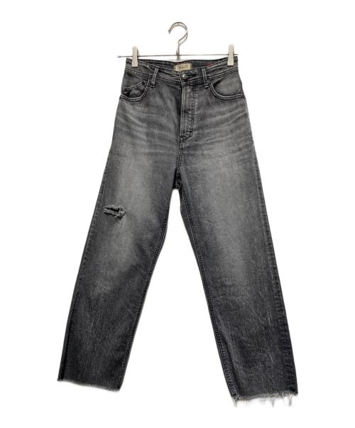 YANUK（ヤヌーク）YANUK (ヤヌーク) AYA KANEKO (アヤカネコ) デニムパンツ ブラック サイズ:23の古着・服飾アイテム