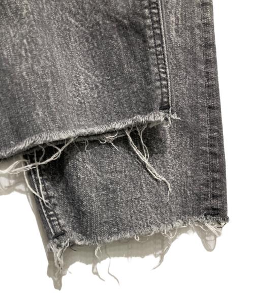 YANUK（ヤヌーク）YANUK (ヤヌーク) AYA KANEKO (アヤカネコ) デニムパンツ ブラック サイズ:23の古着・服飾アイテム