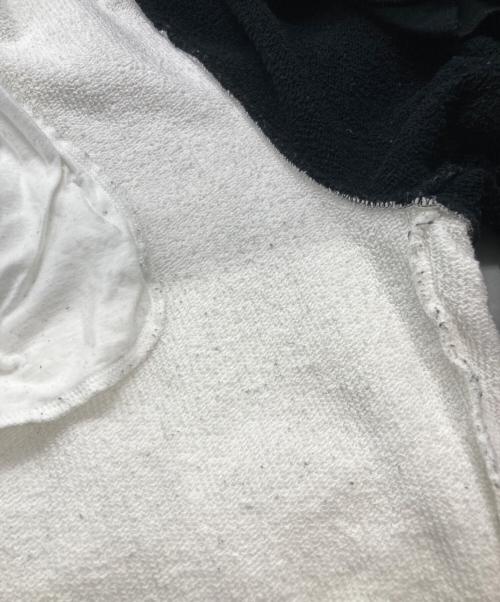 SHISHIKUI（シシクイ）SHISHIKUI (シシクイ) バイカラースウェットパンツ ブラック×ホワイト サイズ:Fの古着・服飾アイテム