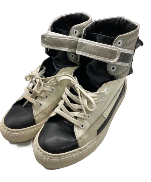RAF SIMONS（ラフシモンズ）RAF SIMONS (ラフシモンズ) Astronaut High Top Sneakers ホワイト×ブラック サイズ:39の古着・服飾アイテム