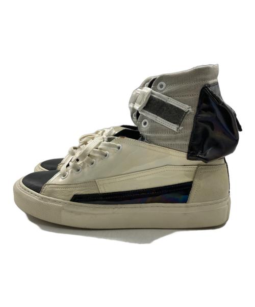 RAF SIMONS（ラフシモンズ）RAF SIMONS (ラフシモンズ) Astronaut High Top Sneakers ホワイト×ブラック サイズ:39の古着・服飾アイテム