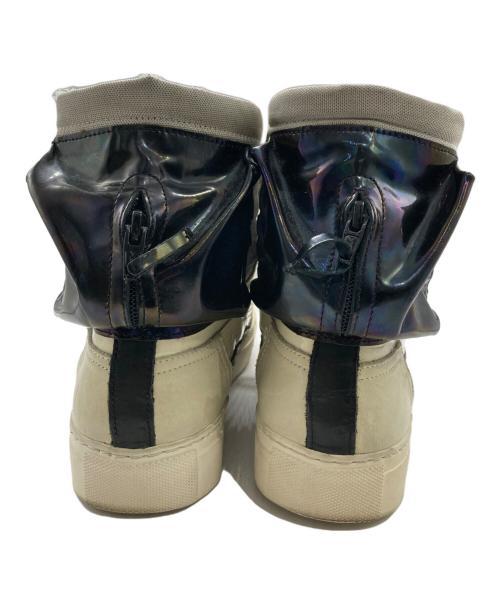 RAF SIMONS（ラフシモンズ）RAF SIMONS (ラフシモンズ) Astronaut High Top Sneakers ホワイト×ブラック サイズ:39の古着・服飾アイテム