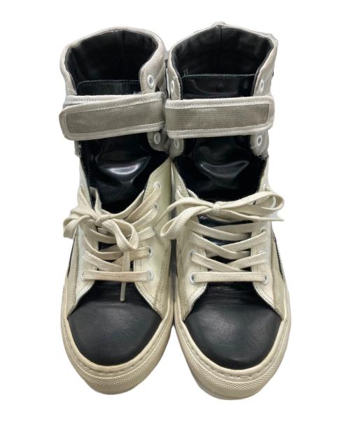 RAF SIMONS（ラフシモンズ）RAF SIMONS (ラフシモンズ) Astronaut High Top Sneakers ホワイト×ブラック サイズ:39の古着・服飾アイテム