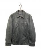 CHAPS RALPH LAURENチャップス ラルフローレン）の古着「ラムレザージャケット」｜ブラック