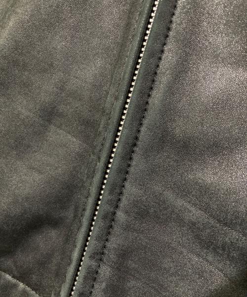 CHAPS RALPH LAUREN（チャップス ラルフローレン）CHAPS RALPH LAUREN (チャップス ラルフローレン) ラムレザージャケット ブラック サイズ:Mの古着・服飾アイテム