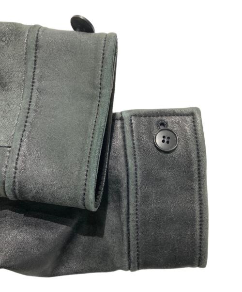 CHAPS RALPH LAUREN（チャップス ラルフローレン）CHAPS RALPH LAUREN (チャップス ラルフローレン) ラムレザージャケット ブラック サイズ:Mの古着・服飾アイテム