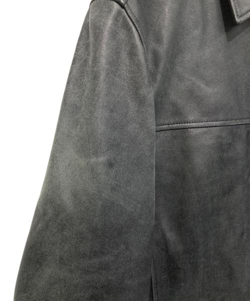 CHAPS RALPH LAUREN（チャップス ラルフローレン）CHAPS RALPH LAUREN (チャップス ラルフローレン) ラムレザージャケット ブラック サイズ:Mの古着・服飾アイテム