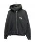 stussy（ステューシー）の古着「Scorpion Zip Hoodie/ジップパーカー」｜ブラック