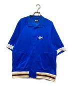 DIESELディーゼル）の古着「ロゴ半袖スウェットシャツ」｜ブルー