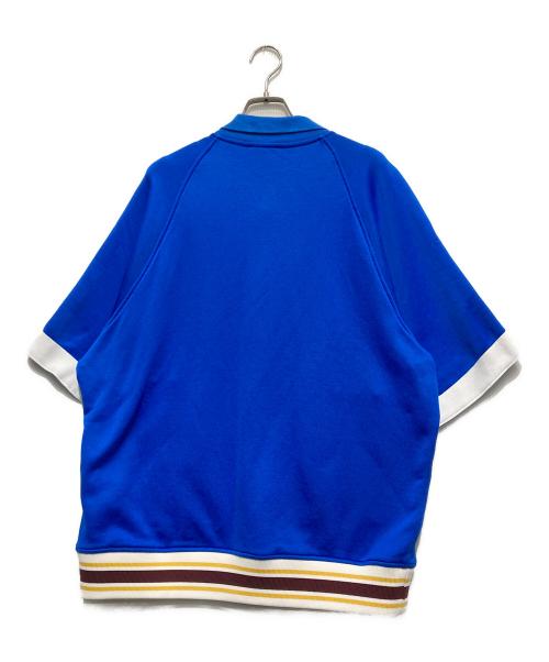 DIESEL（ディーゼル）DIESEL (ディーゼル) ロゴ半袖スウェットシャツ ブルー サイズ:Mの古着・服飾アイテム