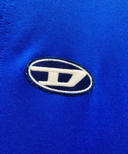 DIESEL（ディーゼル）DIESEL (ディーゼル) ロゴ半袖スウェットシャツ ブルー サイズ:Mの古着・服飾アイテム
