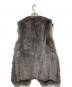 manzoni24 (マンゾーニ24) ムートン×ラビットファーベスト グレー サイズ:40：50000円