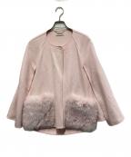 CELFORDセルフォード）の古着「ファーポケットケープジャケット」｜ピンク