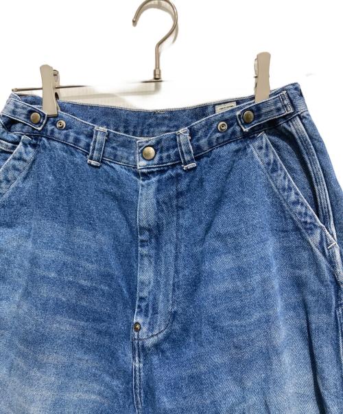 ordinary fits（オーディナリーフィッツ）Ordinary fits (オーディナリーフィッツ) BELL PANTS/ベル パンツ/デニムパンツ ネイビー サイズ:30の古着・服飾アイテム