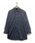 IRENISA（イレニサ）の古着「MIDDLE LENGTH SHIRT/ミドル レングス シャツ/ロングシャツ」｜ブラック