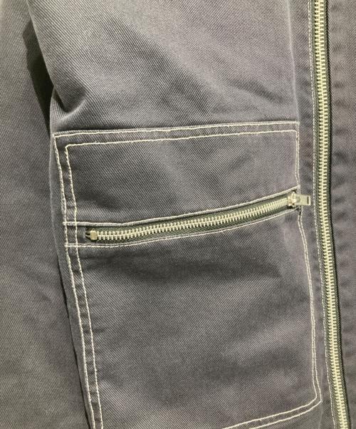 NIKE（ナイキ）NIKE (ナイキ) Supreme (シュプリーム) Double Zip Quilted Work Jacket ネイビー サイズ:Mの古着・服飾アイテム