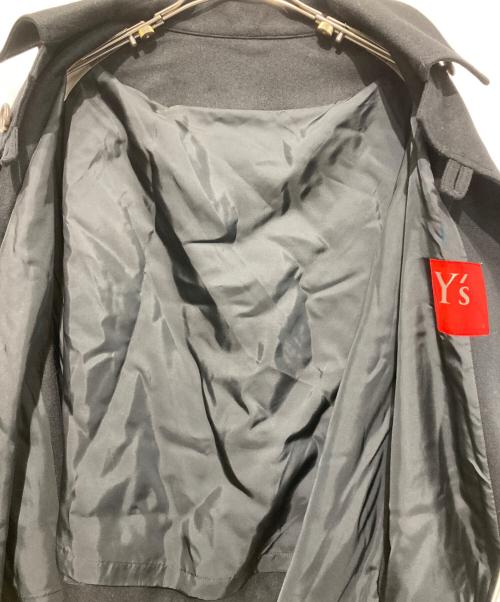 Y's（ワイズ）Y's (ワイズ) ウールポンチョ ブラック サイズ:FREEの古着・服飾アイテム