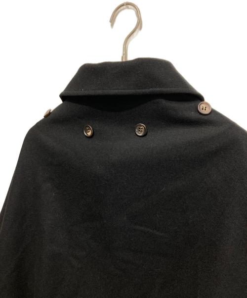 Y's（ワイズ）Y's (ワイズ) ウールポンチョ ブラック サイズ:FREEの古着・服飾アイテム