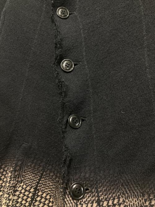 Y's（ワイズ）Y's (ワイズ) 切替ニットジャケット ブラック サイズ:2の古着・服飾アイテム