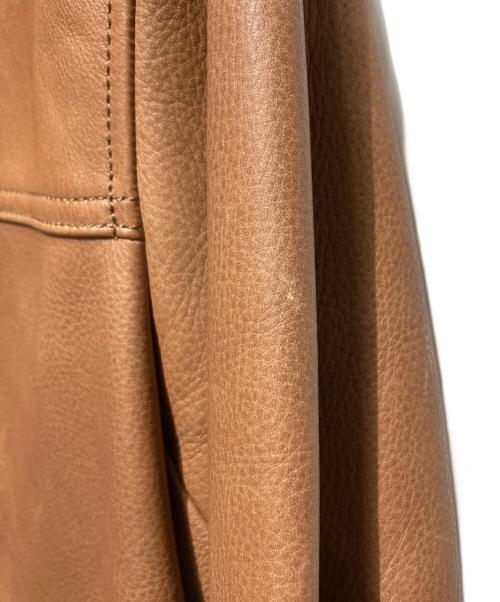 COACH（コーチ）COACH (コーチ) シングルレザ‐ジャケット ブラウン サイズ:XSの古着・服飾アイテム