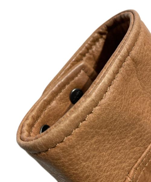 COACH（コーチ）COACH (コーチ) シングルレザ‐ジャケット ブラウン サイズ:XSの古着・服飾アイテム