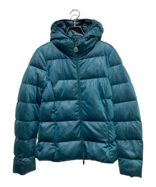 MONCLER（モンクレール）MONCLER (モンクレール) JERSEY ダウンジャケット グリーン サイズ:1の古着・服飾アイテム