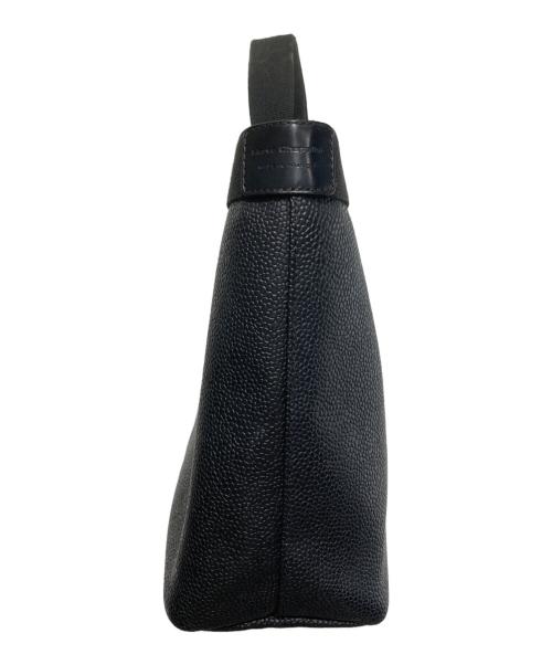 Herve Chapelier（エルベシャプリエ）Herve Chapelier (エルベシャプリエ) コーテッドキャンバススクエアトート B5サイズ ノワール×ノワールの古着・服飾アイテム