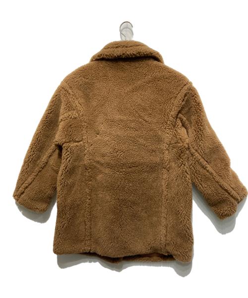 LiLi Rena（リリレナ）LiLi Rena (リリレナ) ウール テディ ショート丈 コート ブラウン サイズ:Freeの古着・服飾アイテム