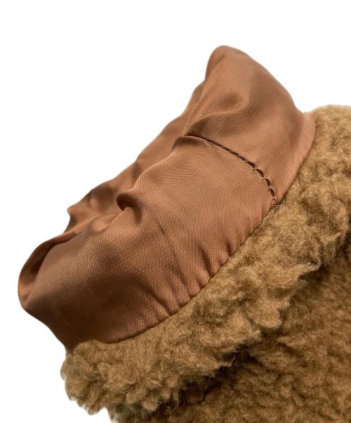 LiLi Rena（リリレナ）LiLi Rena (リリレナ) ウール テディ ショート丈 コート ブラウン サイズ:Freeの古着・服飾アイテム