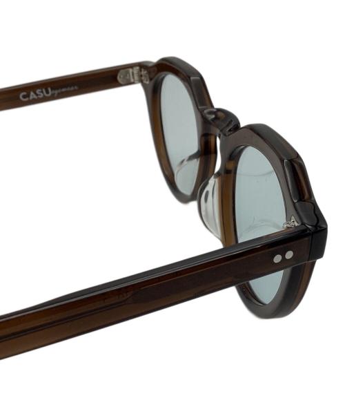 CASU eyewear（キャスアイウェア）CASU eyewear (キャスアイウェア) 眼鏡 ブラウン サイズ:47-23-149の古着・服飾アイテム