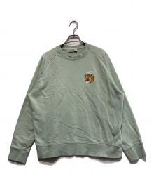 Onitsuka Tiger（オニツカタイガー）の古着「刺繍スウェット」｜グリーン