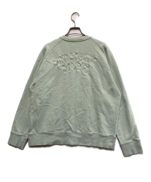 Onitsuka Tiger（オニツカタイガー）Onitsuka Tiger (オニツカタイガー) 刺繍スウェット グリーン サイズ:Mの古着・服飾アイテム