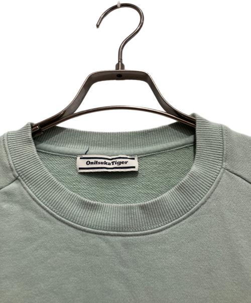 Onitsuka Tiger（オニツカタイガー）Onitsuka Tiger (オニツカタイガー) 刺繍スウェット グリーン サイズ:Mの古着・服飾アイテム