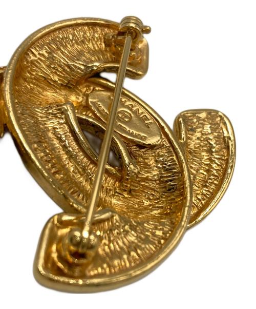 CHANEL（シャネル）CHANEL (シャネル) マトラッセココマークブローチ ゴールドの古着・服飾アイテム