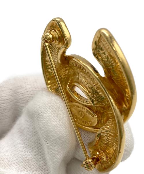 CHANEL（シャネル）CHANEL (シャネル) マトラッセココマークブローチ ゴールドの古着・服飾アイテム