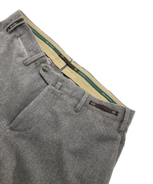 PT01（ピーティーゼロウーノ）PT01 (ピーティーゼロウーノ) ウールパンツ グレー サイズ:50の古着・服飾アイテム