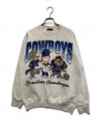 america's favoritesamerica's favorites）の古着「プリントスウェット」｜グレー