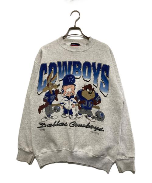 america's favorites（america's favorites）america's favorites (america's favorites) プリントスウェット グレー サイズ:Mの古着・服飾アイテム