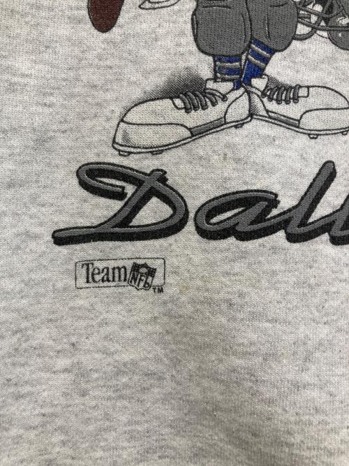 america's favorites（america's favorites）america's favorites (america's favorites) プリントスウェット グレー サイズ:Mの古着・服飾アイテム