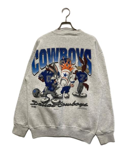 america's favorites（america's favorites）america's favorites (america's favorites) プリントスウェット グレー サイズ:Mの古着・服飾アイテム