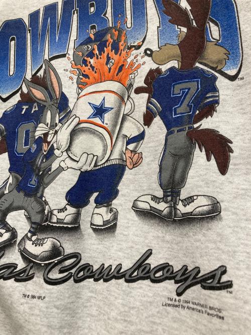 america's favorites（america's favorites）america's favorites (america's favorites) プリントスウェット グレー サイズ:Mの古着・服飾アイテム