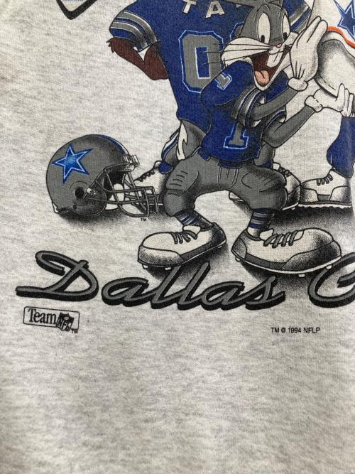 america's favorites（america's favorites）america's favorites (america's favorites) プリントスウェット グレー サイズ:Mの古着・服飾アイテム