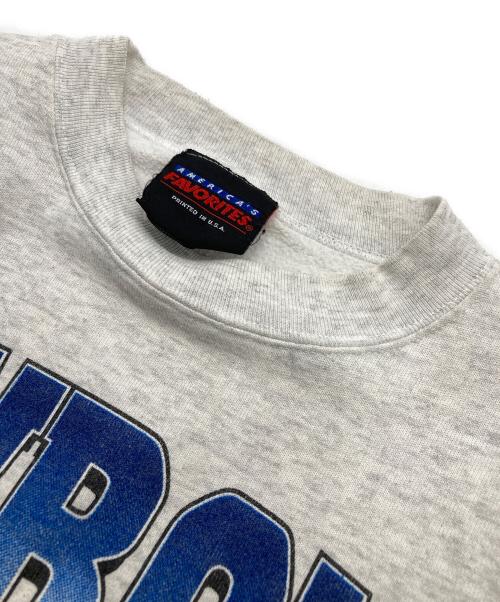 america's favorites（america's favorites）america's favorites (america's favorites) プリントスウェット グレー サイズ:Mの古着・服飾アイテム