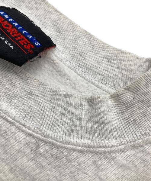 america's favorites（america's favorites）america's favorites (america's favorites) プリントスウェット グレー サイズ:Mの古着・服飾アイテム