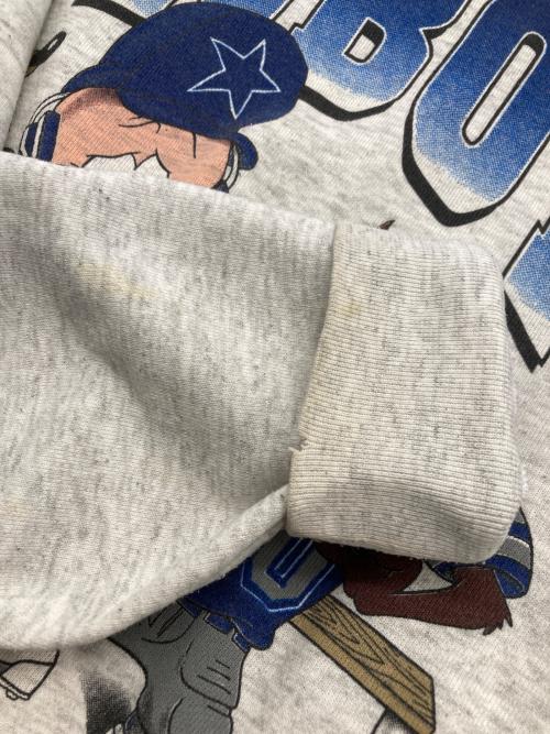 america's favorites（america's favorites）america's favorites (america's favorites) プリントスウェット グレー サイズ:Mの古着・服飾アイテム