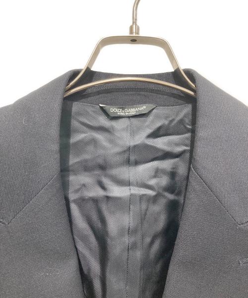 DOLCE & GABBANA（ドルチェ＆ガッバーナ）DOLCE & GABBANA (ドルチェ＆ガッバーナ) SICILIAセットアップスーツ ブラック サイズ:50の古着・服飾アイテム